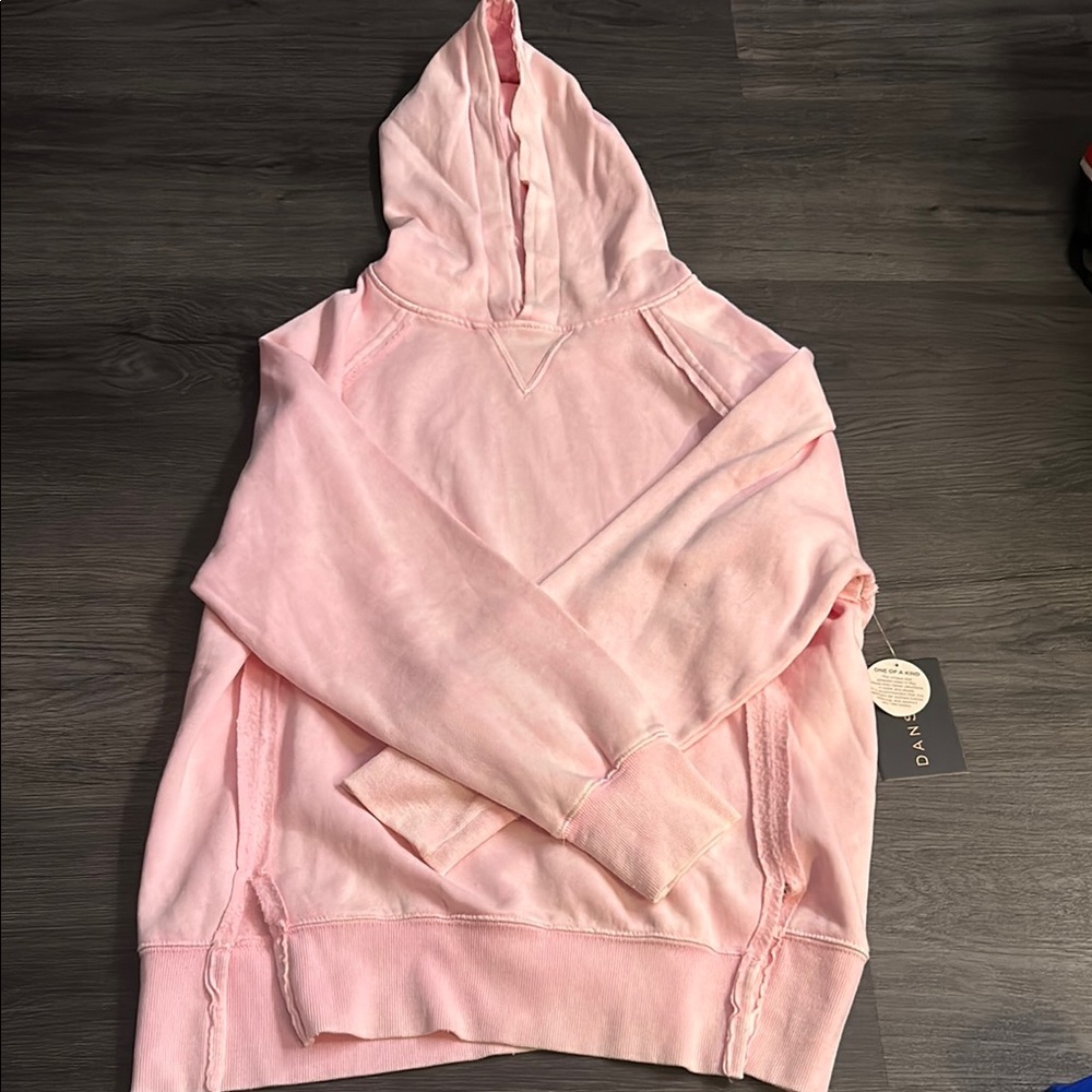 pink fleece hoodie
